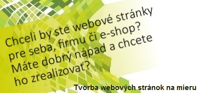 Tvorba webov�ch str�nok na mieru