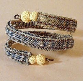 Ako si vyrobi� riflov� n�ramok