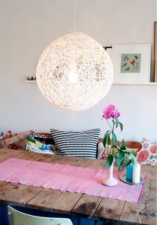 Ako si vyrobi� gu�at� tienidlo na lampu 